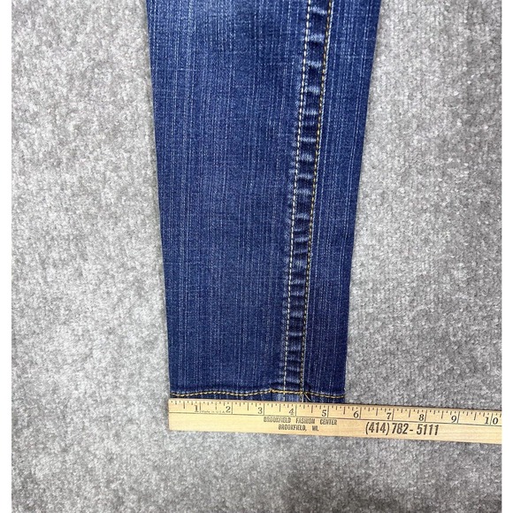 Justice Simply Low Jeans Blue Girls Size 12 Regular Stretch Straight Leg Pockets - Picture 11 of 11